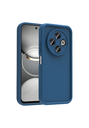Tecno Spark 30c 4g Kılıf Kamera Korumalı Kalın Kenarlı Viera Silikon Case Koyu Yeşil