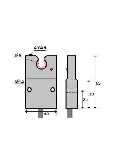 Mefa İps-d5ha-pa ,kübik/5mm Pnp-no Ayarlı 3-kablo İplik Sensör