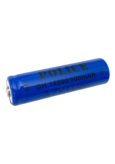 Police 14500 3.7 V 800 Mah Şarjlı Li-ıon Pil Başlı
