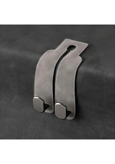 Fochsia Siyah Gizli Kancalı Pu Deri Oto Koltuk Kılıfı - Tüm Araçlara Uygun