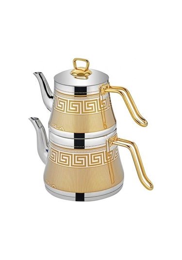 Sıla G-579 Artuklu Gold Çaydanlık Takımı No: 3 Gold