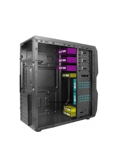 Vento TA-K62 550W Mid Tower Bilgisayar Kasası Siyah