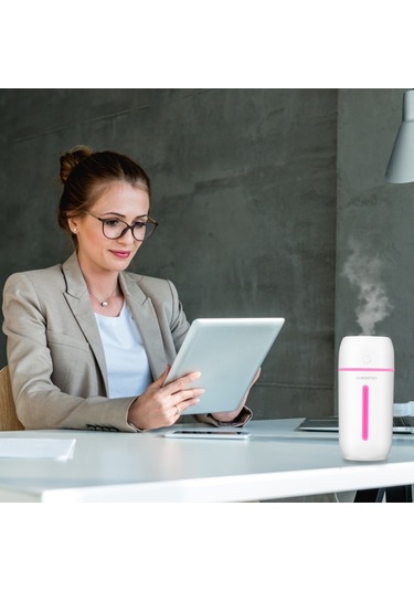 Suofeng F8 Usb Nemlendirici - 320ml Su Tankı, 2 Ateşleme Modu, 8 Saat Kullanım Süresi, Sessiz Çalışma, Beyaz, Ev/ofis/seyahat İçin