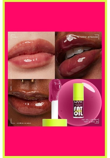 Nyx Professional Makeup Fat Oil Lip Drip Parlatıcı Dudak Yağı - Thats Chic 0