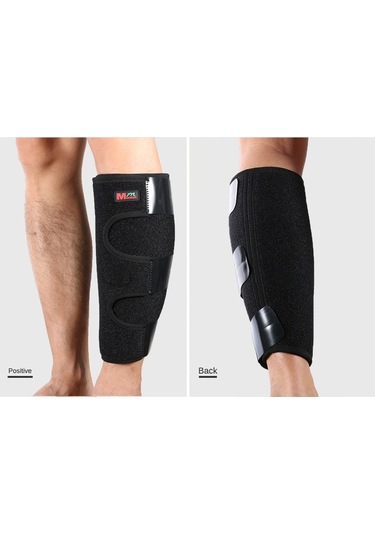 Flybuy Baldır Koruyucu Atel, Kaymaz Baldır Sarma, Siyah Kılıf Baldır Desteği Siyah