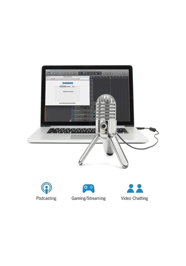 Samson Meteor Mic Usb Stüdyo Kondenser Mikrofon Krom