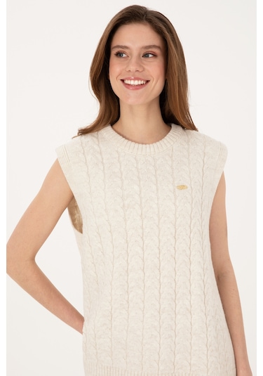 U.S. Polo Assn. U.s. Polo Assn. Kadın Süveter 50317560-vr256 İnci