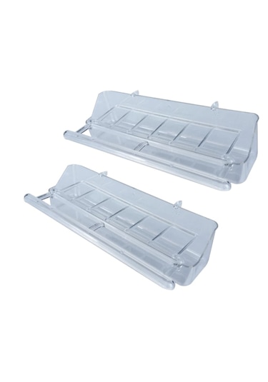 Tisert Büyük Bölmeli Mamalık Şeffaf 19 Cm X 2 Adet
