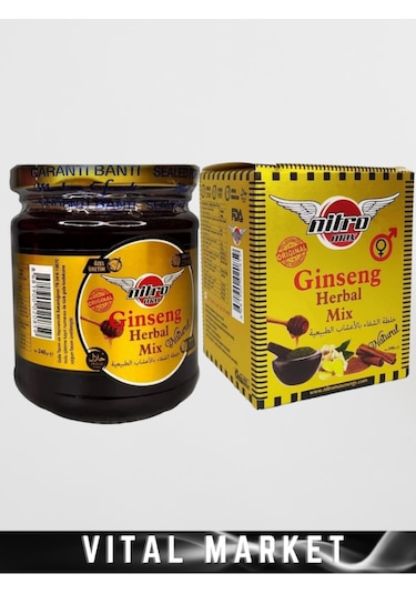 Nitromax Macun 240 Gr Ginasengli %100 Orijinal