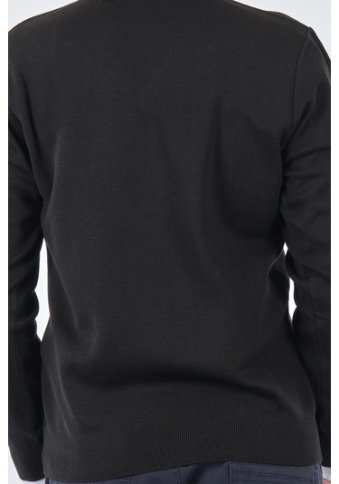 De Blasıo V Yaka Uzun Kollu Siyah Erkek Kazak 222340020 Siyah