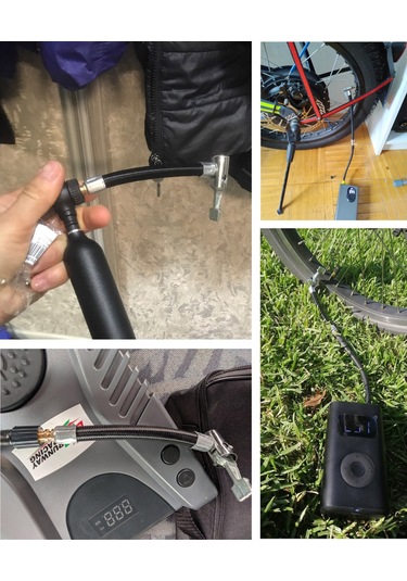 Wezone Motosiklet Lastik Hava Borusu 10cm Uzatma Bağlantısı, Dayanıklı Materyal, Hava Kaçırmaz, Kolay Kullanım