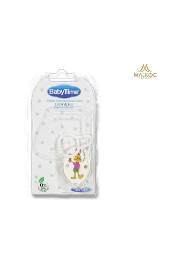 Desenli Emzik Askısı Beyaz
