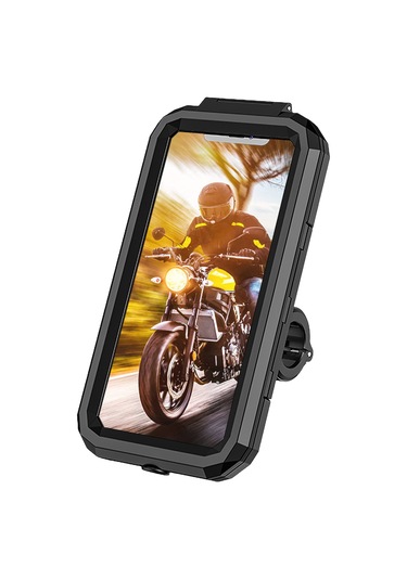 Geeroyoo "360 Dönebilen Su Geçirmez Bisiklet Telefon Tutucu - Mtb, Scooter Ve Motosikletler İçin"