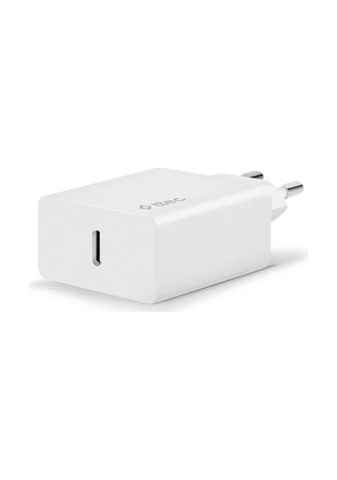 Ttec Smartcharger 20w Pd Seyahat Hızlı Şarj Aleti + Usb-c - Usb-c 3a Typ-c Kablo Beyaz Beyaz
