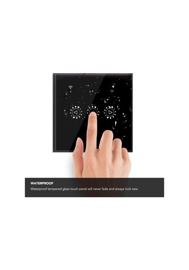 Moveevo Akıllı Wifi Dimmer Anahtarı - Uzaktan Kontrol, Ses Komutu Ve Zamanlayıcı İle Aydınlatma Yönetimi Beyaz