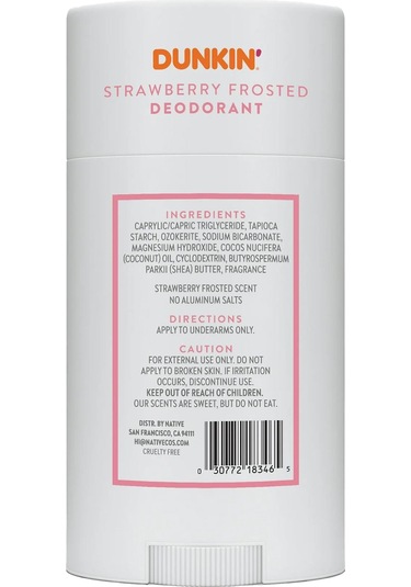 Native Dunkin Strawberry Frosted Alüminyumsuz Stick Deodorant 75gr