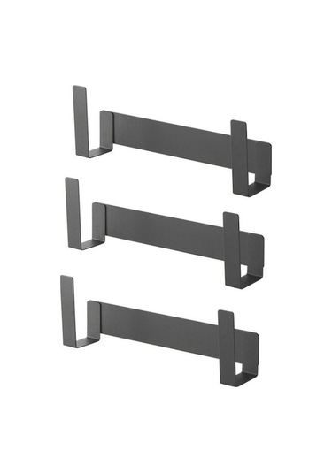 Dancemonkey 3 Adet Duvara Montajlı Karbon Çelik Tencere Kapağı Tutucu Diğer