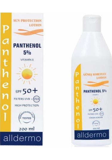 Alldermo Güneş Koruyucu Losyon Spf 50+ 200 ML