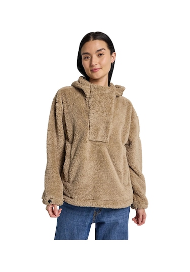 Burton Burton Lemma Fleece Pullover Kadın Kahverengi Sweatshirt 3528 Kahve