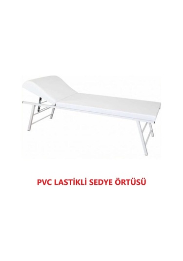 Pvc Lastikli Sedye Örtüsü Sivi Geçirmez 70X190