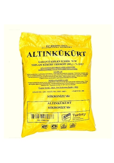 Kükürt %99 25 KG Toprak Ph Düzenler Yılan Kaçırır