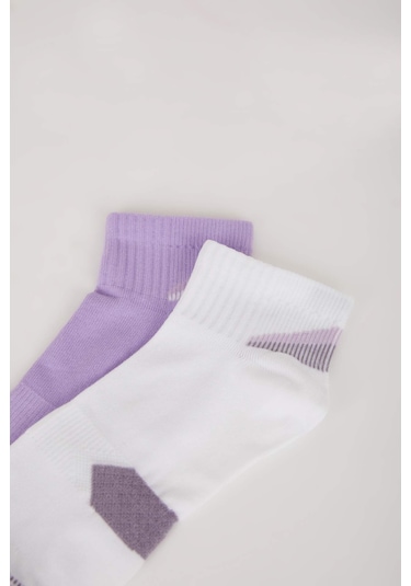 DeFacto Kadın 2'li Pamuklu Kısa Spor Çorap E2092AXNSKR1