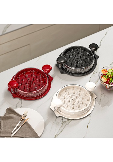 Geeksen Küçük Evcil Hayvan Yemekleri İçin Manuel Et Shredder - Sık Dişli Tasarım, Kolay Yıkama, Siyah Desteği İle Siyah