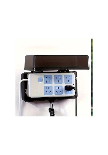 Fastbuy 6 Portlu Beyaz Plastik Abs Reçine Elektrik Kutusu, Duvar Tipi Açık Hava Koruma, Aşırı Gerilim Koruyucu