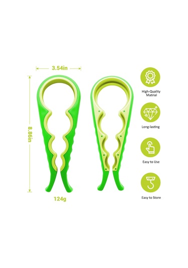Kavanoz Açıcı, Silikon Kolu Şişe Kapak Kapağı Kapağı, Kolay Bükülme Aracı, Yaşlı Ve Artrit Hastaları İçin Açıcı Olabilir Inox