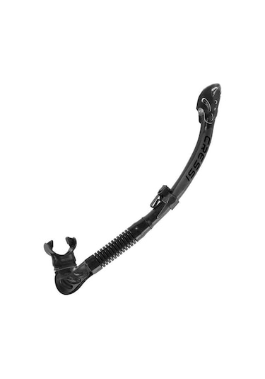 Cressi Alpha Ultra Dry Yetişkin Şnorkel Black-black-sılver Tek Renk