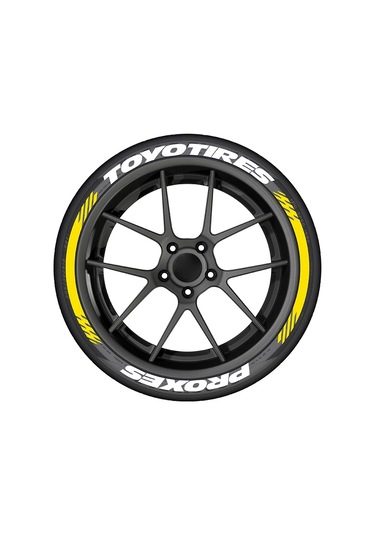 Bir Lastik Mektup Araba Lastiği Styling Dekoratif Sticker Pvc Su Geçirmez Kişiselleştirilmiş 1wtoyo-2y 1 Piece Set