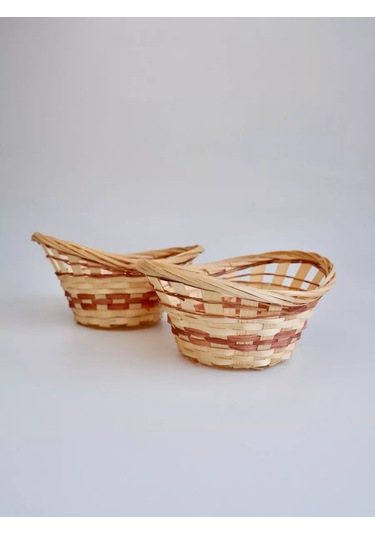 Nika&shop Örgü Sepeti 2'si 1 Arada 229989792 Kahverengi