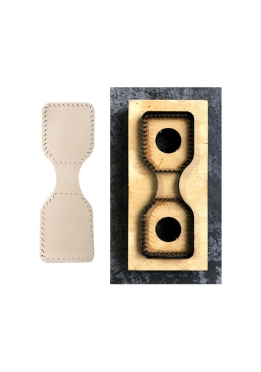 Suntek Çelik Bıçak Ahşap Kalıp Çanta Kayışı Kesme