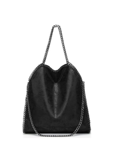 Omuz Çantası Kadın Zincir Lüks El Çantası Zincir Yumuşak Çanta Çapraz Askılı Çanta Kadın El Çantası Siyah Diğer