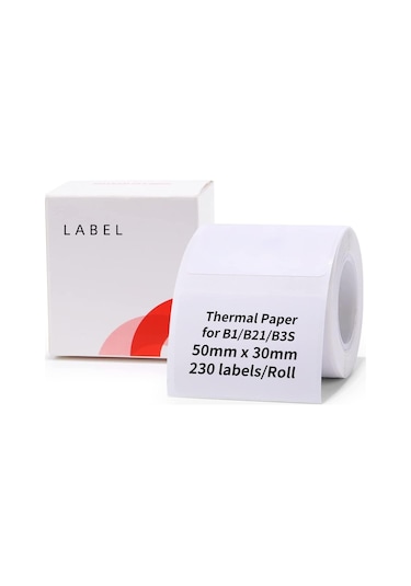 Niimbot T50x30mm 230 Adet Beyaz Etiket B1,b21s,b3s