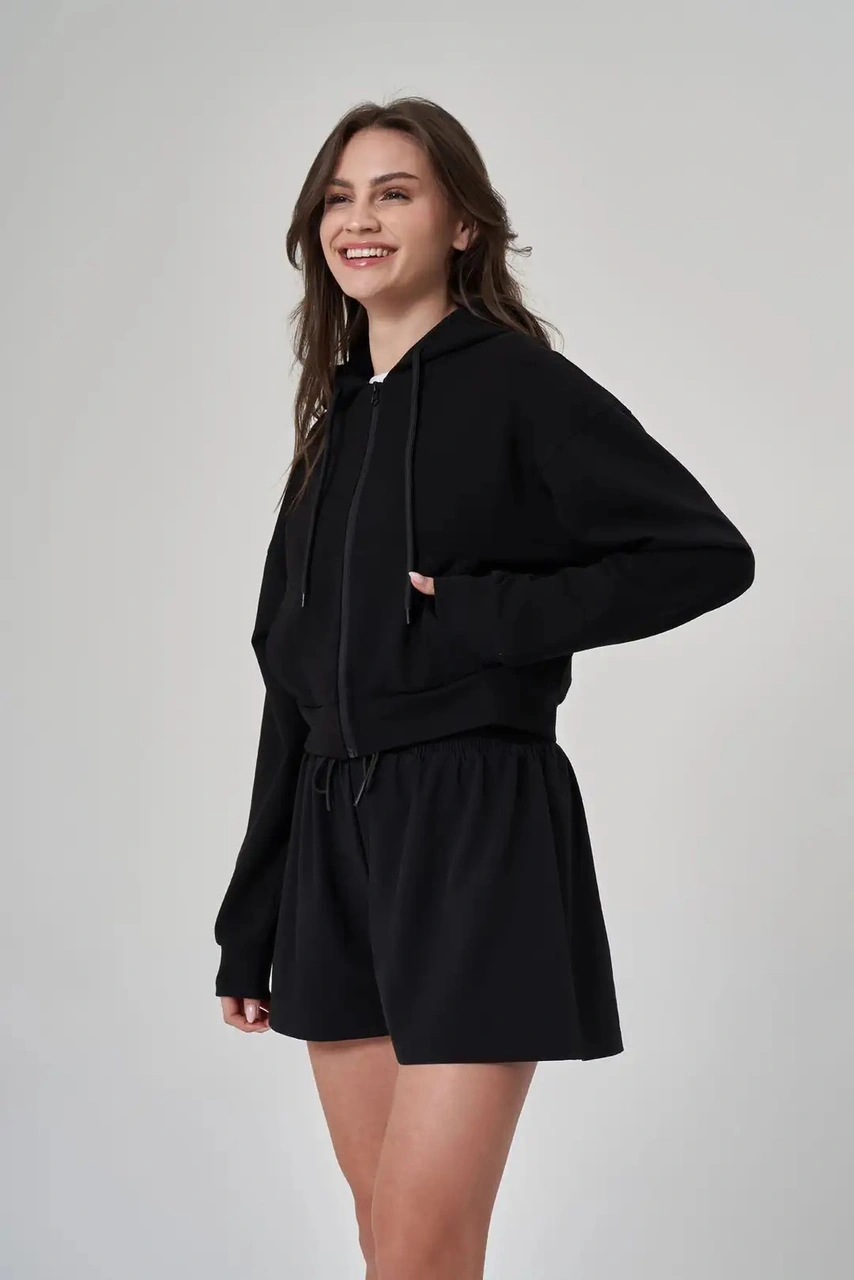 Exuma Kadın Eşofman Üstü-1529109 Siyah 1529109-sıy Siyah