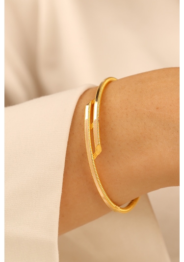 Çiğdem Gürel Kuyumculuk 8 Ayar 4 Gram Modern Model Ajda Kadın Altın Bilezik