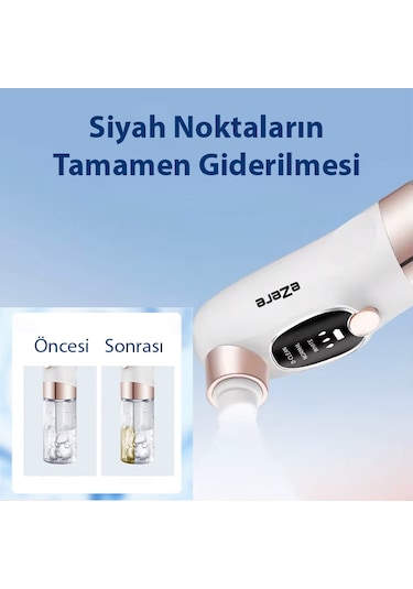 Ezere Su Hazneli Şarjlı Vakumlu Siyah Nokta Temizleme Cihaz