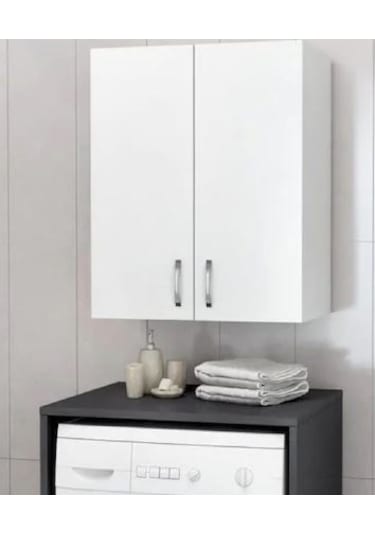 Aren Tamamı Mdf Banyo Üst Dolabı - Çamaşır Makinası Üstü - Mutfak Dolabı Çok Renkli