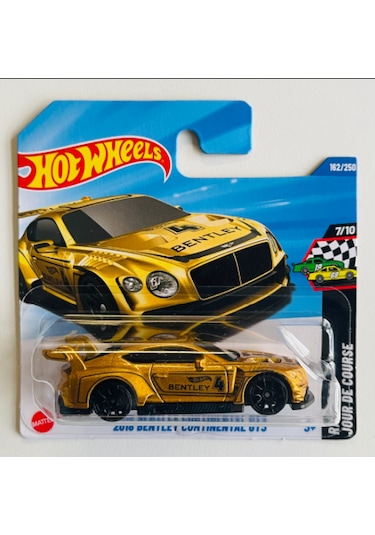 2026 Case Hot Wheels 2018 Bentley Continental Gt3 Gold Altın