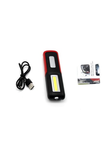 Mufunye Usb Şarjlı 3w Led Çalışma Lambası, 150 Lümen, 180 Döner Ayak, 360 Döner Kanca, Manyetik Taban, Araç Tamiri Ve Kamp Için Dayanıklı Işık Çok Renkli