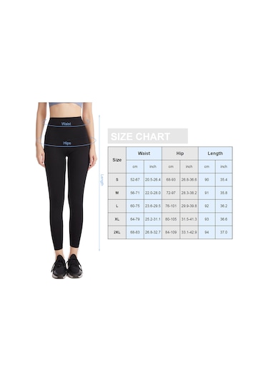 Teltree Kadınlar İçin Yüksek Bel Gövde Tonlama Spor Tayt, Esnek Yoga Dans Antrenman Tulumu, Siyah SiYAH