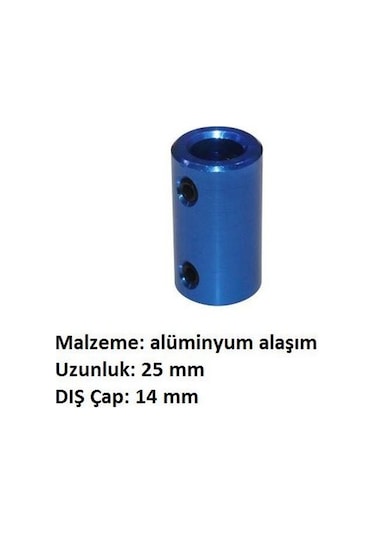 Kaplin Motor Mil Birleştirme Aparatı 2 Adet 8X8 MM