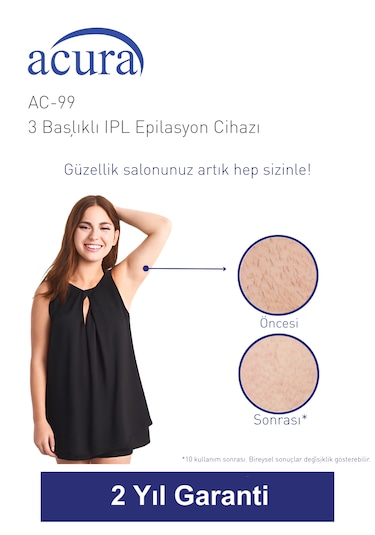 Ac-99 Ultra Hızlı, 2 Başlıklı Sınırsız Atışlı Buz Lazer Ipl Lazer Epilasyon Cihazı