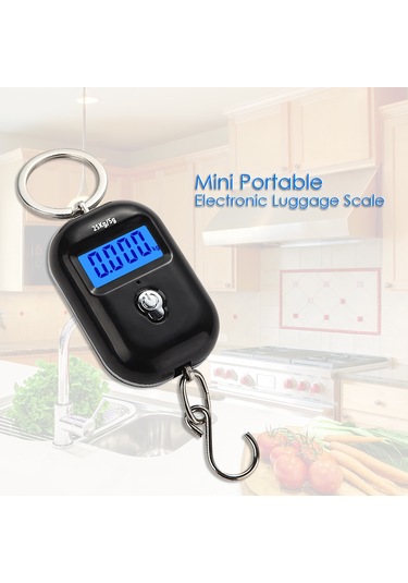 Ximistore9 "25kg Hassas Taşınabilir El Terazisi - Çok Amaçlı Kanca Tartı Pil Dahil Değil "