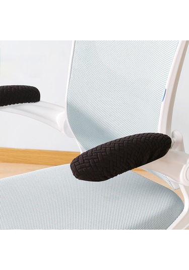 Suntek 2 Adet Ofis Koltuğu Kol Dayama Kılıfları Siyah
