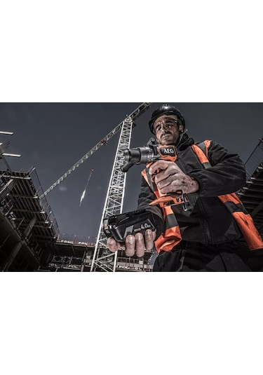 AEG BSB 18C3BL-502C Kömürsüz 5ah Çift Akülü Darbeli Matkap - T4935478939