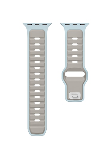 Huawei Gt2 46mm Mkst Krd-135 22mm Silikon Kordon Strap Kayış - Açık Yeşil-gri