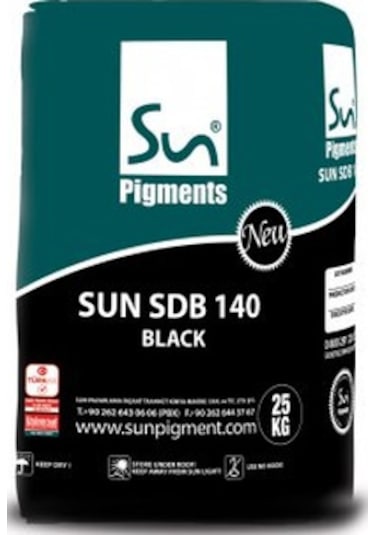 Demir Oksit Sun Sdb 140 Siyah (25 Kg Paket)