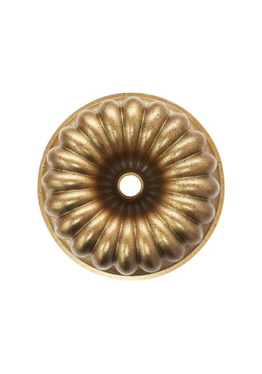 Serenk Fun Cooking Arya Alüminyum Döküm Granit Kaplama Kek Kalıbı 25 Cm Sarı